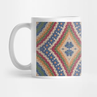 Multicolor ,Textured , Geometric , Pattern Mug